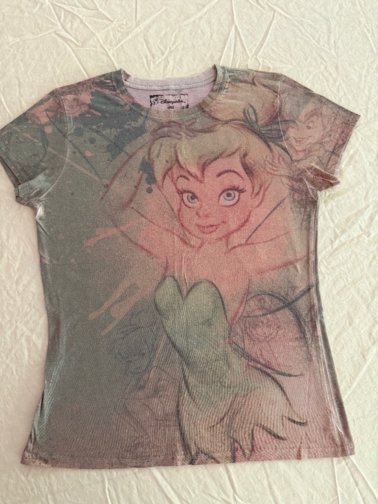 Disney Tops - Vintage Disney Store Tinkerbell Limited Edition tshirt Women Slim Fit Size L